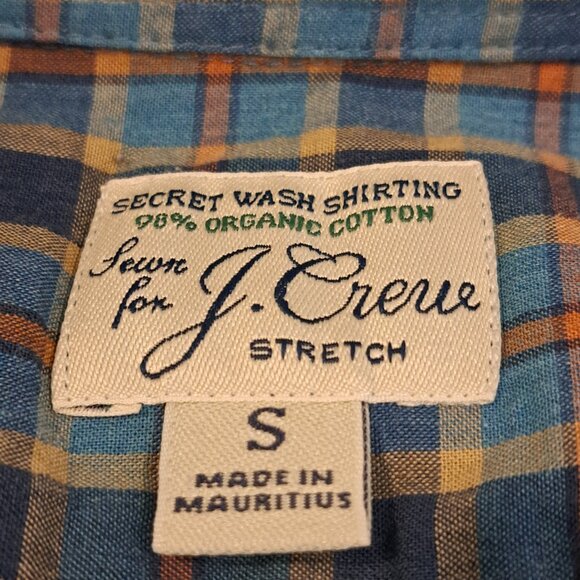 J. Crew Men's Small Slim Stretch Long Sleeve Button Down Shirt Style #AS796 - Picture 2 of 14